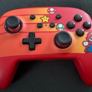 PowerA Super Mario Edition Red Wired Ergonomic Controller for Nintendo Switch
